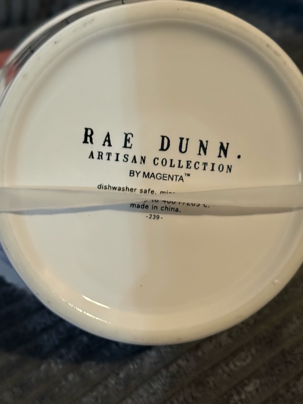 Rae Dunn White Floral "BAKE" Ceramic Casserole with Lid - Picture 4 of 7